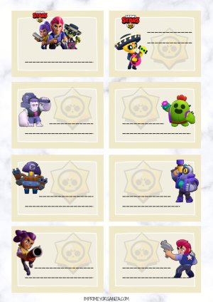 Etiquetas Brawl Stars
